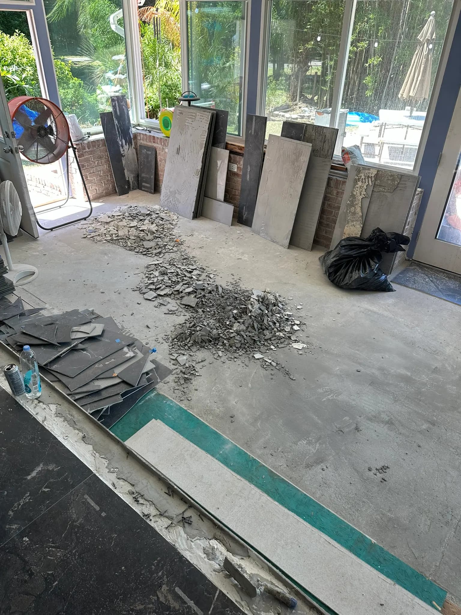 Large Format Italian Tile and Slate Stair Treads in Beacon Hills in Beacon Hills, Jacksonville, photo 4