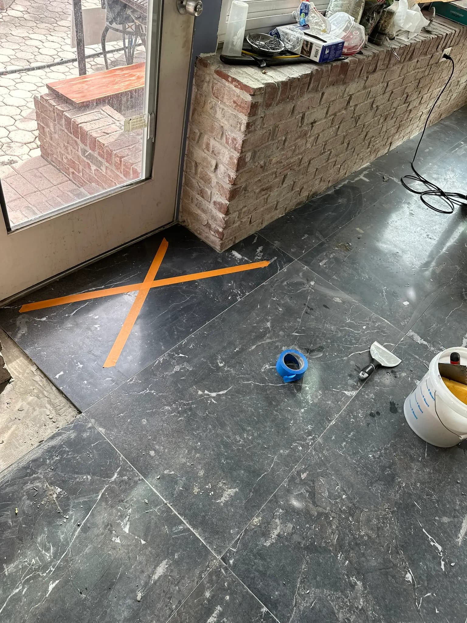 Large Format Italian Tile and Slate Stair Treads in Beacon Hills in Beacon Hills, Jacksonville, photo 5