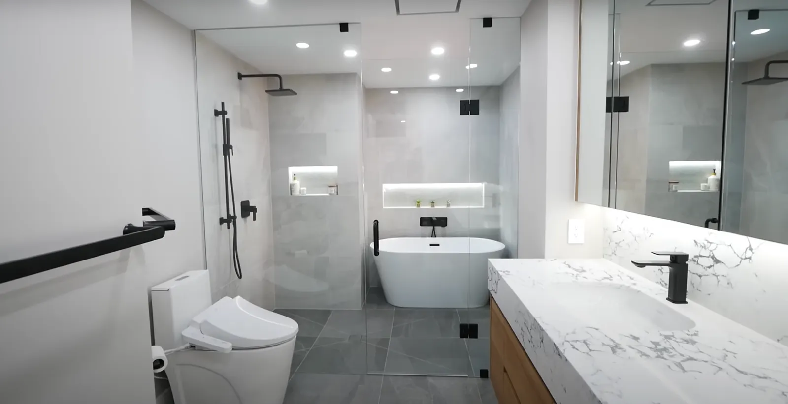 Neptune Beach Wetroom, Taken Down to Studs in Neptune Beach