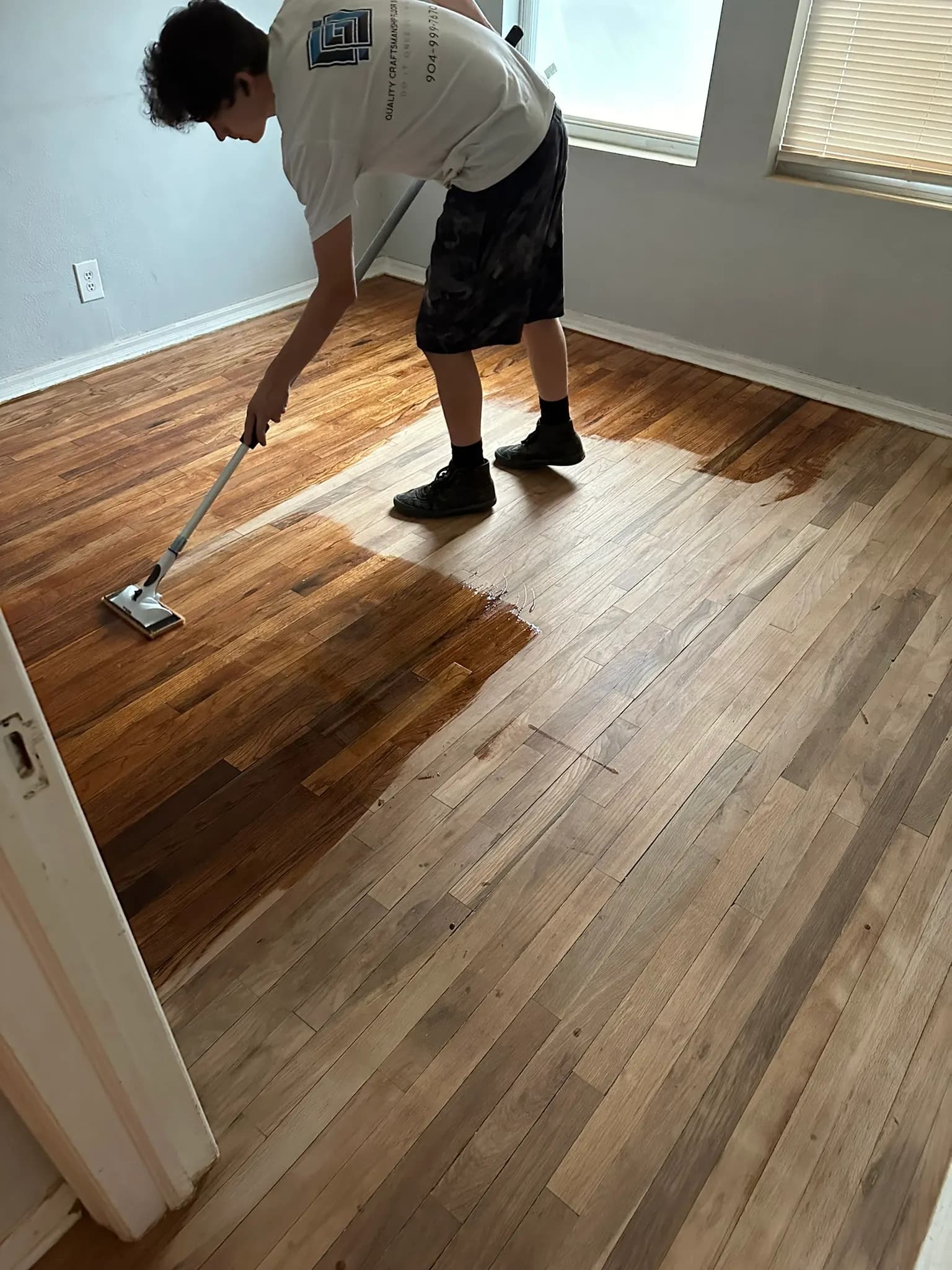 1,300 sq ft Oak Hardwood Refinish in Jacksonville, photo 11