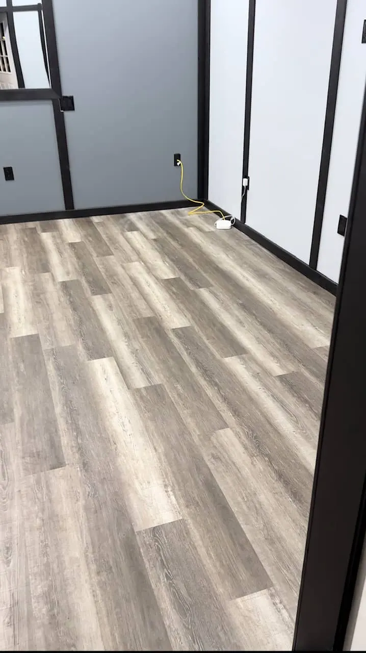Southside Barbershop: Luxury Vinyl and Pine Trim in Southside, Jacksonville, photo 2