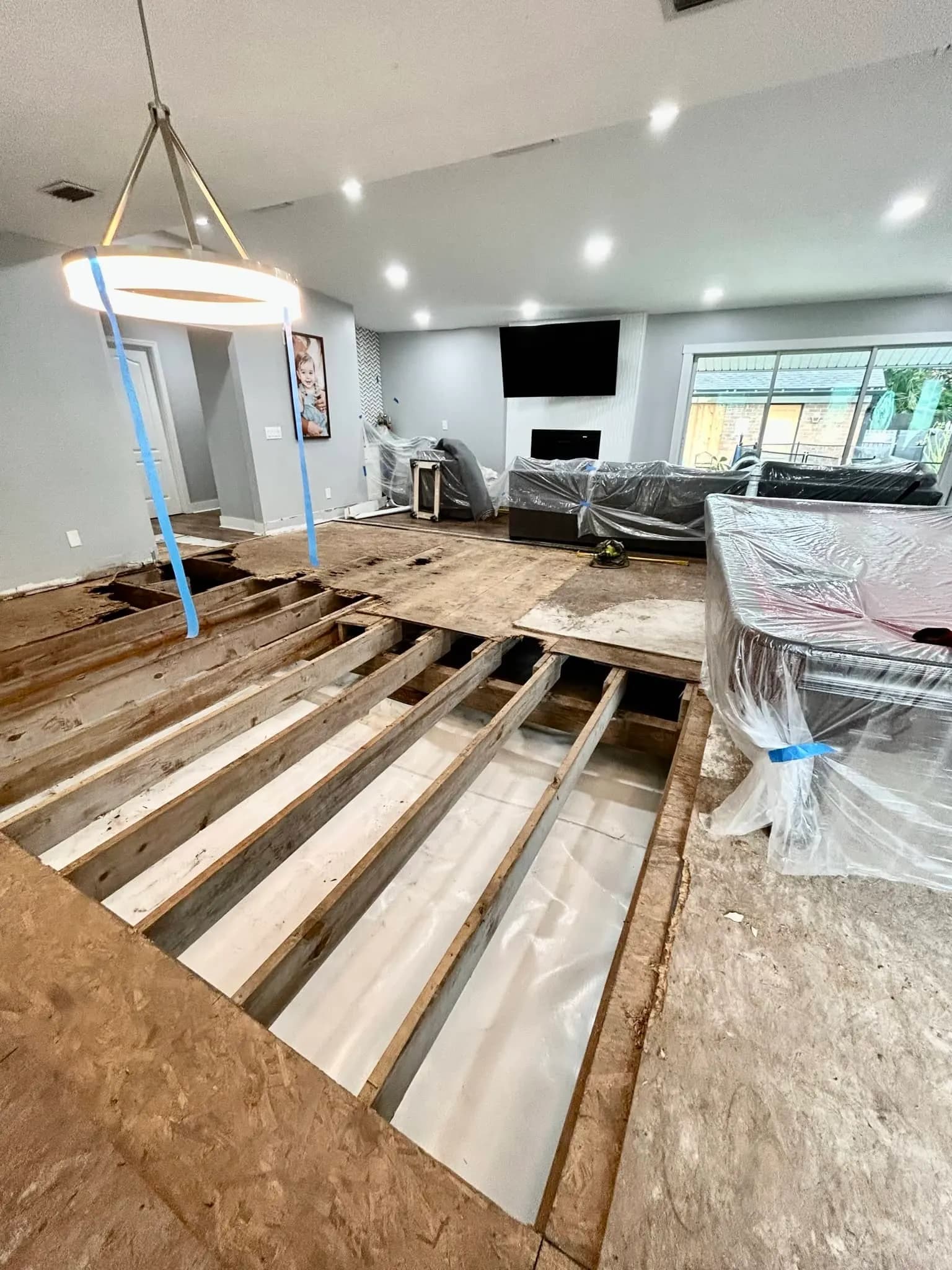 St. Augustine Subfloor Replacement and Luxury Vinyl Plank in St. Augustine
