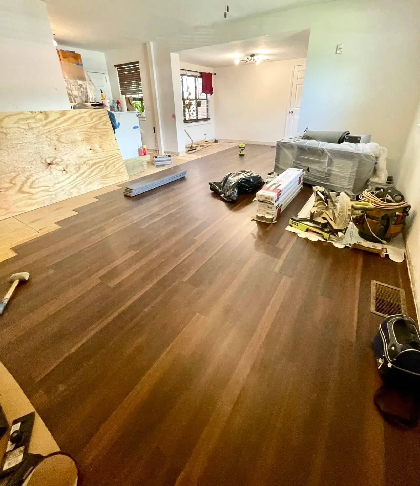 Subfloor Replacement and Luxury Vinyl Install in Jacksonville, photo 3