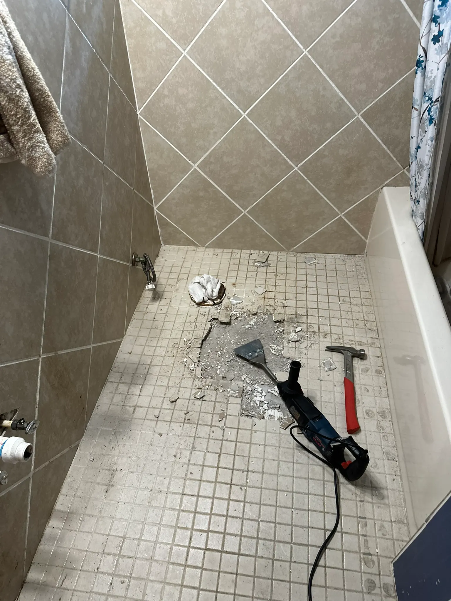 Westside Jacksonville Demo and Plank Tile Install in Westside, Jacksonville, photo 2